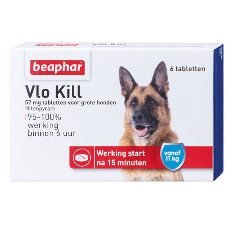 karbonade Slechte factor Zwerver Beaphar Vlo Kill+ hond | Tegen vlooien | Macrovet.nl