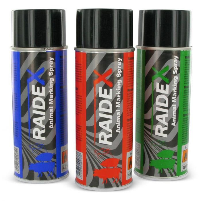 Merkspray Raidex Rundvee & Varkens 400ml paars