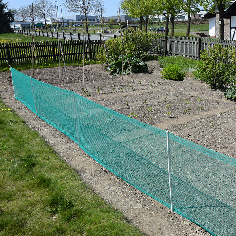 Bliksem Conform Vervagen Verplaatsbare net afrastering groen 80cm hoog - 20m | Macrovet.nl