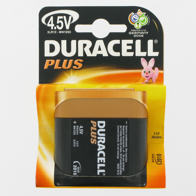 Fokken Beangstigend Lift Duracell Plus Power Batterij 3LR12 4.5v | Macrovet.nl