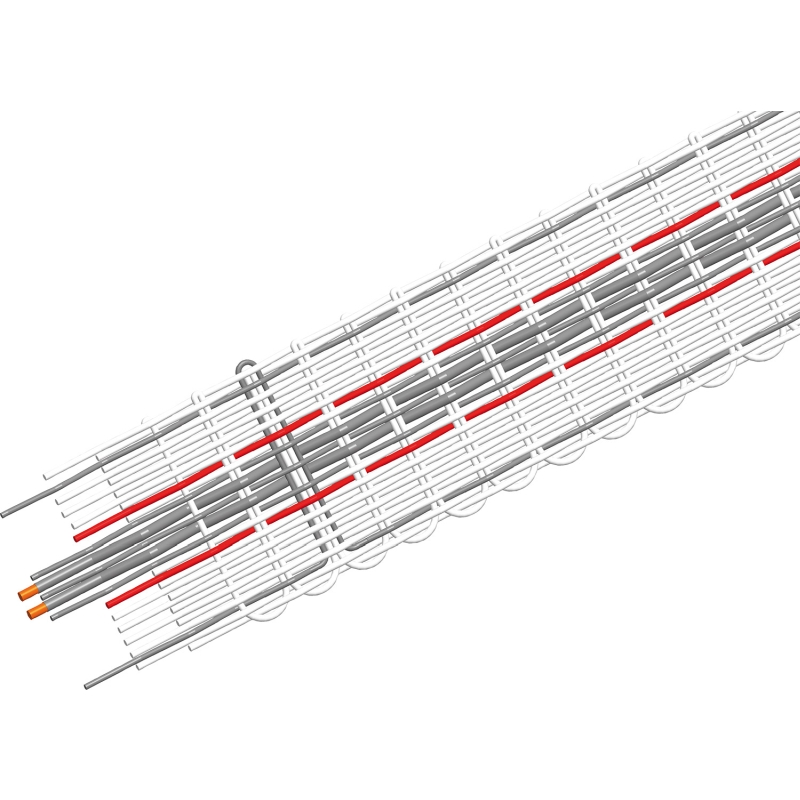 Patura standaard lint 10mm, geel/oranje 2x200m