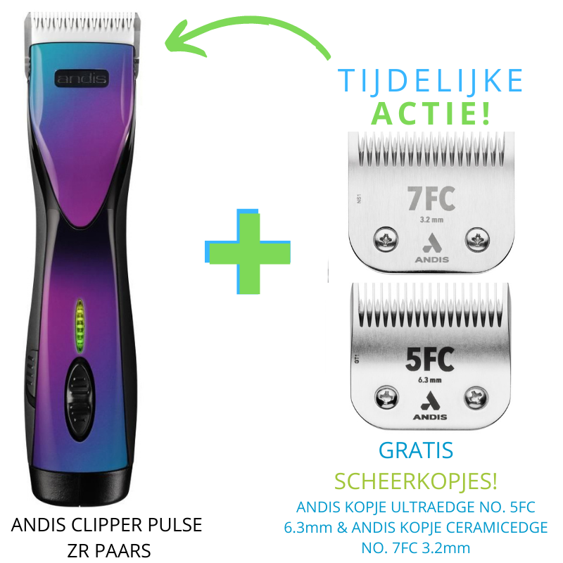 Andis Pulse ZR II Galaxy 2 accu's