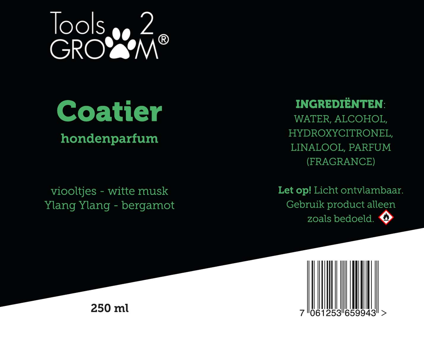 Tools-2-Groom Hondenparfum Coatier 250ML